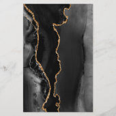 バジェットブラック金ゴールドアゲートコーナーパープル結婚ズ (裏面)