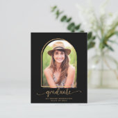 バジェットブラック金ゴールドアーチフォト卒業パーティー (スタンド正面)