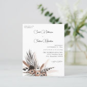 バジェットブラック&ナチュラルフローラボホ結婚ズ (スタンド正面)