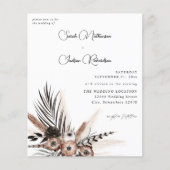 バジェットブラック&ナチュラルフローラボホ結婚ズ (正面)