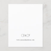 バジェットブラック&ナチュラルフローラ結婚ズ (裏面)