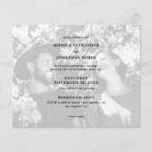 バジェットブラック&ホワイトフォトランドスケープ結婚ズ (正面)