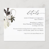 バジェットブラック&ホワイトフローラビーチシー詳細 (正面)