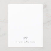 バジェットブラック&ホワイトフローラビーチズ結婚ズ (裏面)