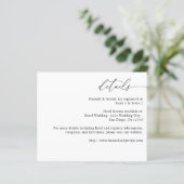 バジェットブラック&ホワイトモダン書道3詳細 (スタンド正面)