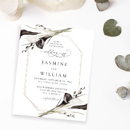 バジェットブラック&ホワイト結婚フローラズ2 チラシ