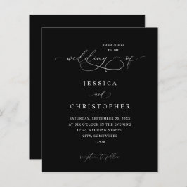 バジェットブラック&モダンホワイト書道結婚3's B