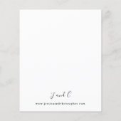 バジェットブラック&モダンホワイト書道3結婚s (裏面)