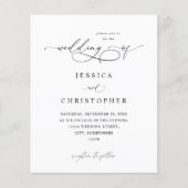 バジェットブラック&モダンホワイト書道3結婚s (正面)