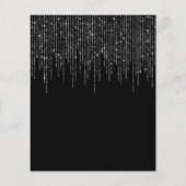 バジェットブラック |光エレガント輝の結婚チラシ (裏面)