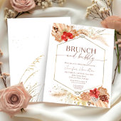 バジェットブランチとバブリーのブライダルシャワーの招待