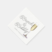 バジェットブランチとバブルカクテルナプキン スタンダードカクテルナプキン (角)