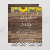 バジェットブランチ&バブリーブライダルシャワーサンフラワー (正面/裏面)