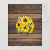 バジェットブランチ&バブリーブライダルシャワーサンフラワー チラシ (裏面)