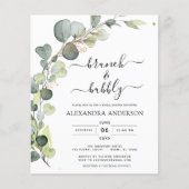 バジェットブランチ&バブリーブライダルシャワーユーカリ (正面)