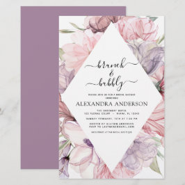 バジェットブランチ&バブリーボホパープルブライダルシャワー