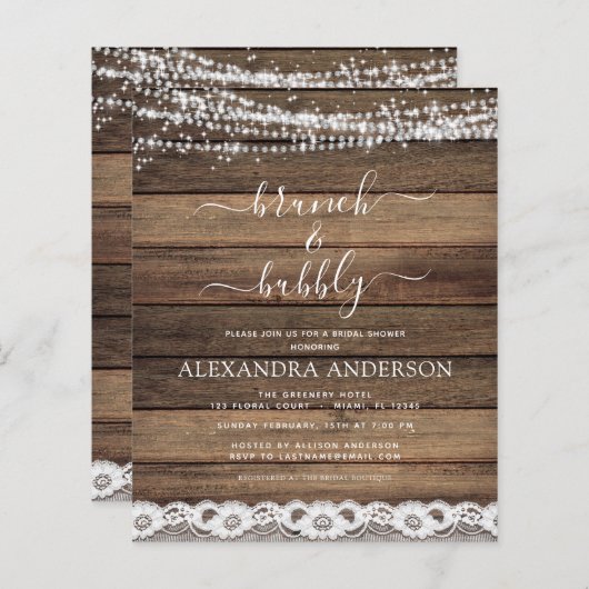 バジェットブランチ&バブリー素朴ファームハウス (正面/裏面)