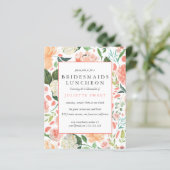 バジェットブリデスメイドランチョンカラフル花模様 (スタンド正面)