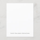 バジェットブリデスメイドランチョングレーバラ葉金ゴールド (裏面)