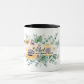 バジェットブリーズメイドブライダルパーティギフトサンフラワー マグカップ (中央)