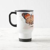 バジェットブリーズメイドブライダルパーティギフト蝶 トラベルマグ (左)
