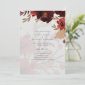 バジェットブルガンディオレンジ秋結婚フローラ (スタンド正面)