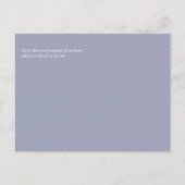 バジェットブルガンディオレンジ秋結婚フローラ ポストカード (裏面)