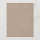 バジェットブルガンディブルーバラフローラ結婚式の招待 (裏面)