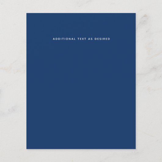 バジェットブルガンディブルーピンクフローラ結婚式の招待 (裏面)