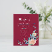 バジェットブルガンディブルーピーチ結婚フローラ (スタンド正面)