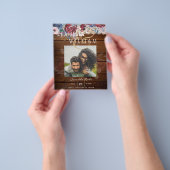 バジェットブルガンディブルー結婚フローラレ救ースのDATE チラシ (手)