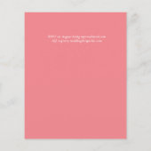 バジェットブルガンディワインパンパスグラス結婚トロピカル (裏面)