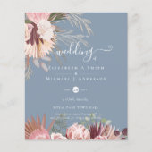 バジェットブルガンディワインパンパスグラス結婚トロピカル (正面)