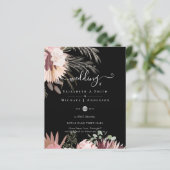 バジェットブルガンディワインパンパスグラス結婚トロピカル (スタンド正面)