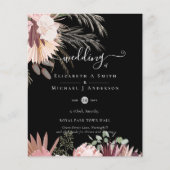 バジェットブルガンディワインパンパスグラス結婚トロピカル (正面)