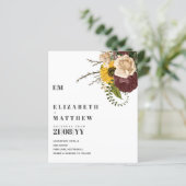 バジェットブルゴーニュひまわりフローラ結婚式の招待 (スタンド正面)