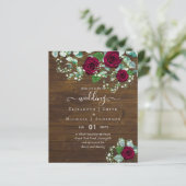 バジェットブルゴーニュバラユーカリ結婚プス (スタンド正面)
