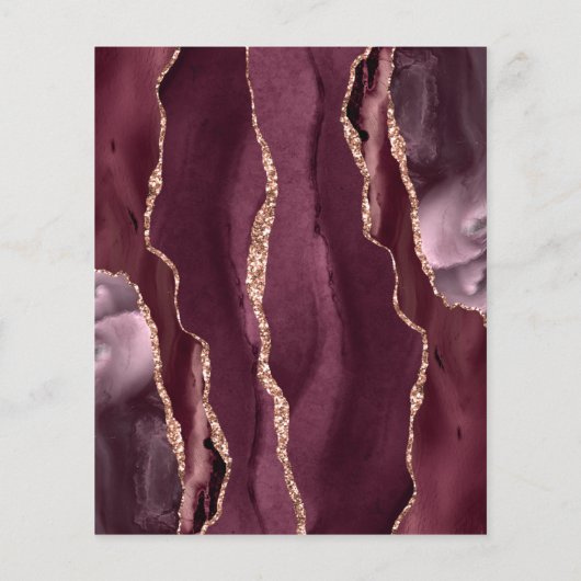 バジェットブルゴーニュバラ金ゴールドアゲートダーク結婚ズメニュー (裏面)