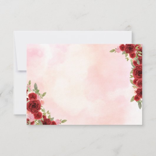 バジェットブルゴーニュプリンセスクインセアニェラ日付を保存 ノートカード (裏面)