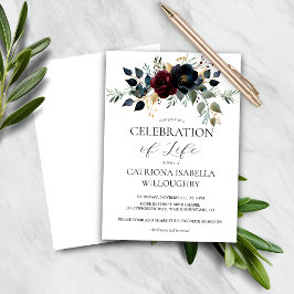 バジェットブルゴーニュ海軍フローラメモリアル招待状