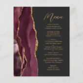 バジェットブルゴーニュ金ゴールドアガテ結婚ダークのメニュー (正面)