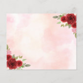 バジェットブルゴーニュ金ゴールドグリッターフローラプリンセスRSVP (裏面)