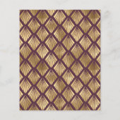 バジェットブルゴーニュ金ゴールドヴィンテージ1920年代デコ結婚ズ (裏面)