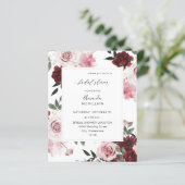 バジェットブルゴーニュ&ピンクフローラ6ブライダルシャワー (スタンド正面)