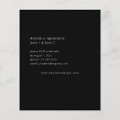 バジェットブルゴーニュ&ピンクフローラ6ブライダルシャワー- B (裏面)