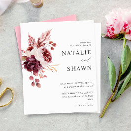 バジェットブルゴーニュ&ピンクフローラ8結婚A