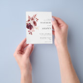 バジェットブルゴーニュ&ピンクフローラ8結婚A チラシ (手)