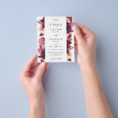 バジェットブルゴーニュ&ピンクフローラ8B結婚ズ チラシ (手)