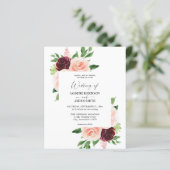 バジェットブルゴーニュ&赤面ピンク4結婚フローラ (スタンド正面)