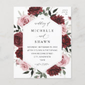 バジェットブルゴーニュ&赤面ピンク6フローラ チラシ (正面)